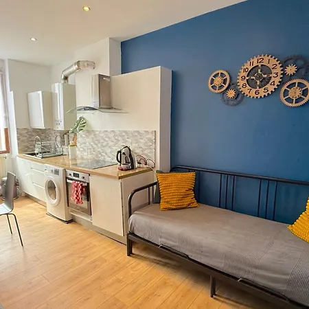 Apartment 012 Chic & Cosy F2 34m2 Hypercentre Wifi Smart Tv Netflix Saint-Etienne (Loire)